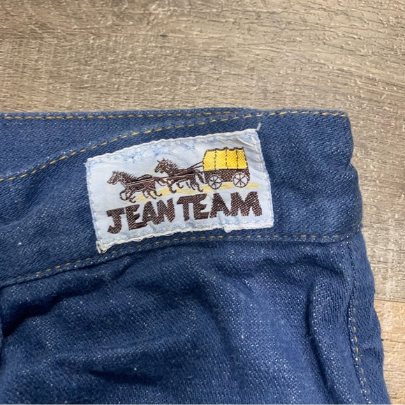 Jean Team Vintage Denim Cut Off Shorts 30 - Picture 2 of 4